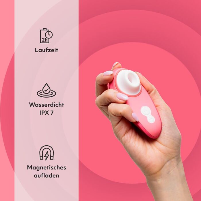 Womanizer Pleasure Air Toy – Стимулятор клітора з 8 рівнями інтенсивності, водонепроникний вібратор для жінок та пар, Sage Green (Pink, Liberty 2)