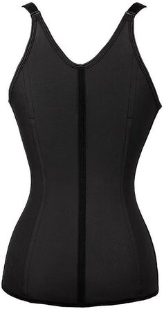 Корсет-жилет Everbellus з латексу для жінок, чорний, для корекції фігури та підтримки грудей