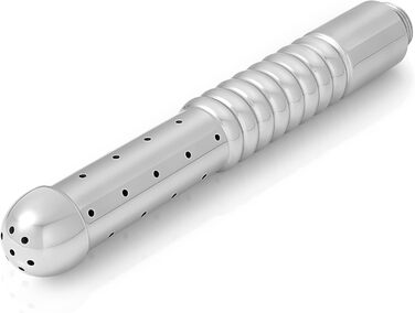 Іригатор для анального та вагінального використання з боковою насадкою, з нержавіючої сталі