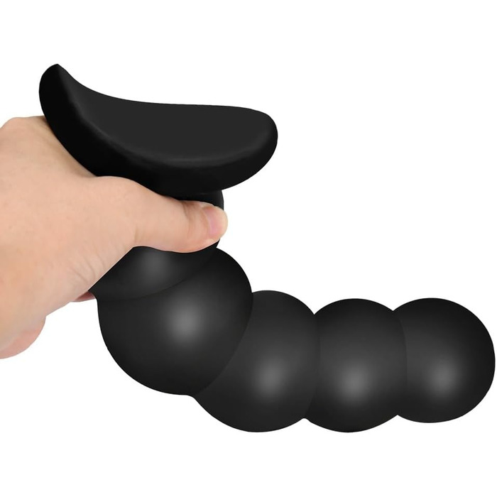 Анал-пробка Roluck з 5 кулями та присоском - іграшка для дорослих (L)
