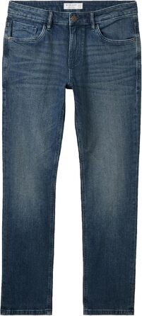 Чоловічі джинси Tom Tailor TTMARVIN Straight з еластичним стрейчем, колір Dark Stone Wash Denim, 32W/32L
