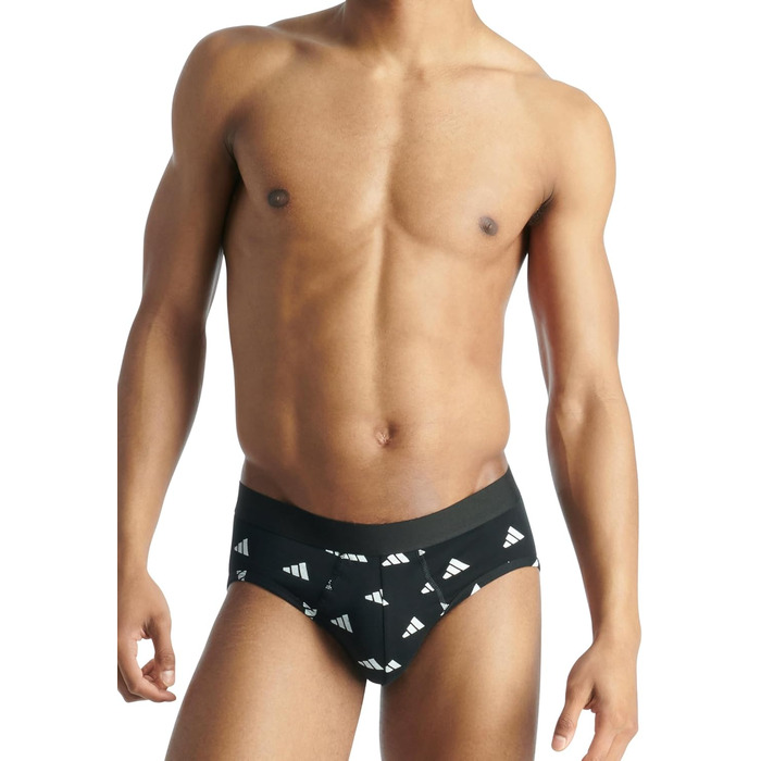 Труси чоловічі Adidas Basic Brief Sips (6 шт.) - L, Різні кольори