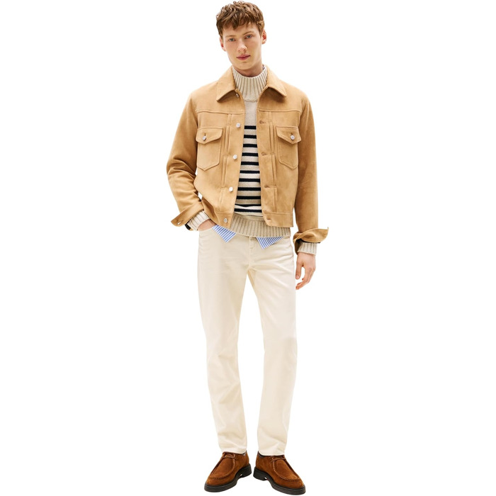 Чоловічі джинси Tommy Hilfiger Denton Straight Fit, бежевий колір (Muslin), розмір 33W/36L