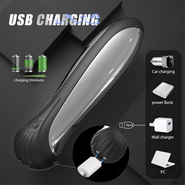 Іграшка для дорослих з вібрацією та електрошоком, 9 режимів вібрації + 3 режими електрошоку, USB-зарядка, для жінок