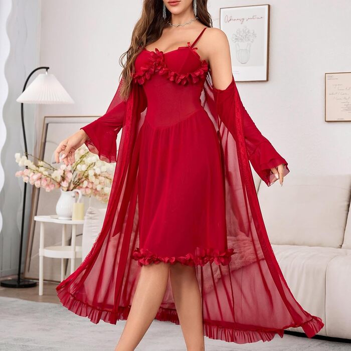 Американська жіноча спідня білизна з сітки, з вузьким кроєм, пластиковий пояс зі сталевим кільцем. Червоний колір.