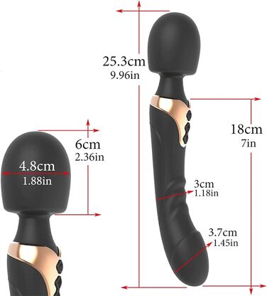 Вібратор силіконовий LZMYZ з подвійними головками для жінок та пар. 10 режимів вібрації, G-точка, кліторальний масаж, подвійний мотор, дільдо вібратор. Чорний колір.