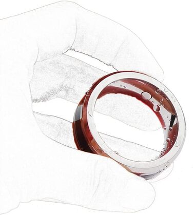 Кільце для пеніса з нержавіючої сталі 304, Kuaecr, сексуальний набір, для чоловіків, збільшення жорсткості та затримка оргазму, 30 мм, 49 г