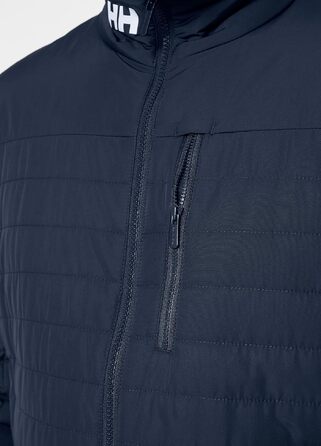 Чоловіча утеплена куртка Helly Hansen Crew Insulated Jacket 2.0, темно-синя (Navy), розмір M