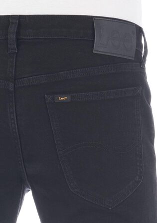 Чоловічі джинси Lee Daren Regular Straight Fit зі стрейчем, колір Rinse Black (38W / 32L)