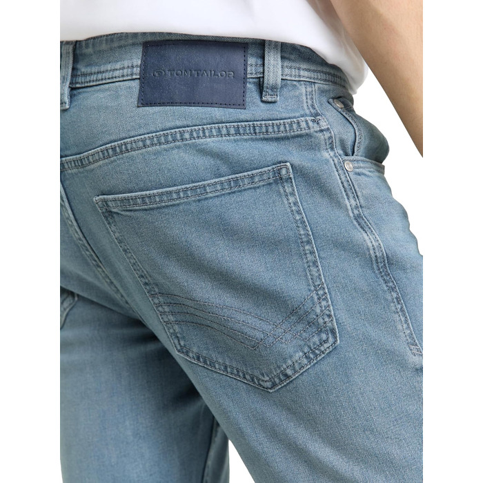 Чоловічі джинси Tom Tailor TTJOSH Regular Slim зі стрейчем, синьо-сірі (29W / 30L)