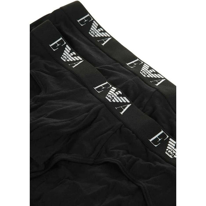 Слип Emporio Armani (2 шт.) XL Чорний/Чорний - чоловіча білизна