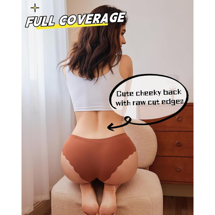 Набір жіночої бавовняної білизни FINETOO (9 шт.) - Сліпи, трусики, шортики, бавовна, комфортні, м'які, чорні, S-XL