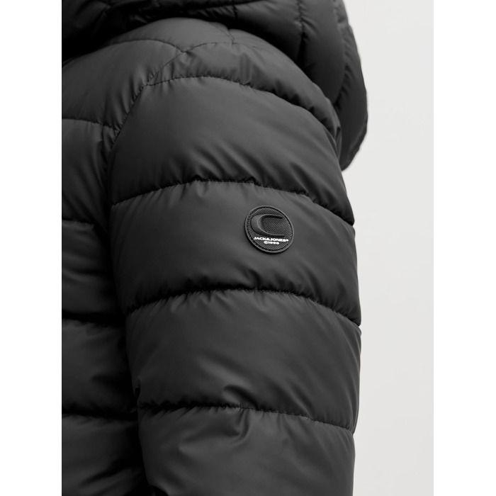 Чоловіча стібана куртка JACK & JONES, чорна, розмір XL