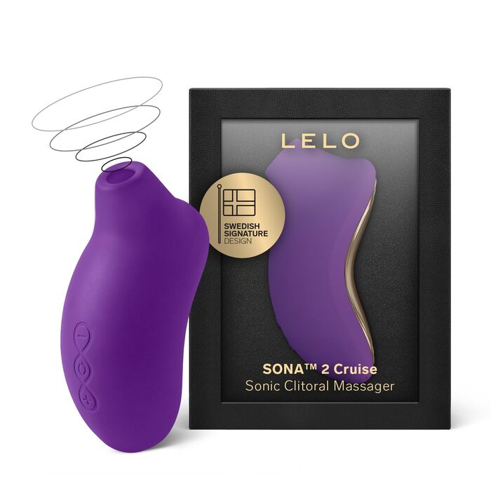 LELO Sona 2 Cruise - вібратор для клітора з технологією звукових хвиль, фіолетовий