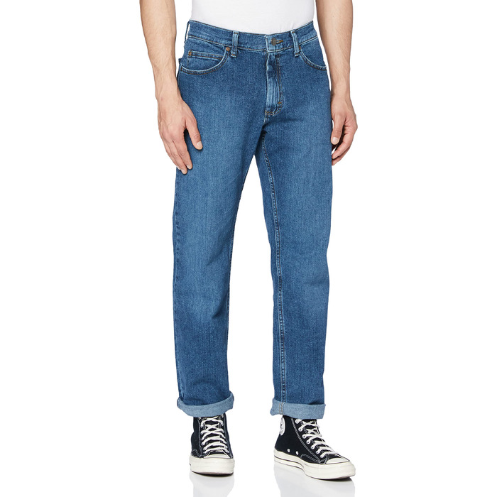 Чоловічі джинси LEE Regular Straight Fit Legendary, колір Pepperstone, розмір 34W/32L