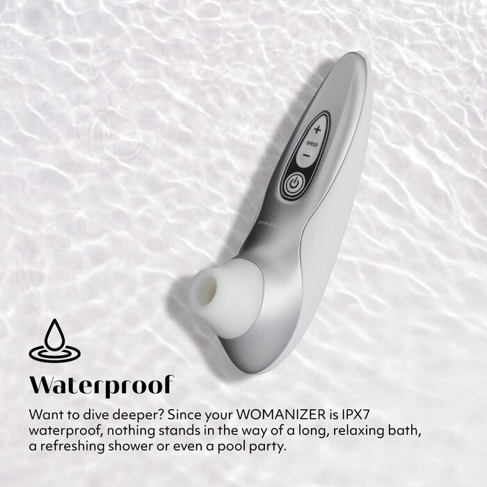 Womanizer Pro 40 - вібратор для клітора, 6 рівнів інтенсивності, водонепроникний, magenta