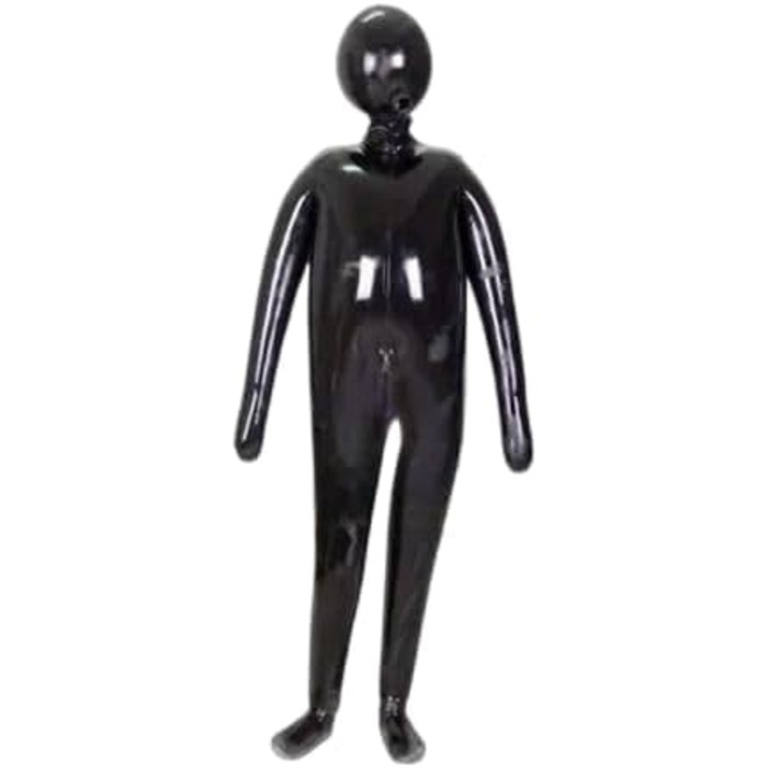 Латексний комбінезон-котяра (catsuit) з латексу, 0.4 мм, S-XXL, чорний, для косплею
