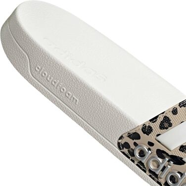 Чоловічі тапочки Adidas Adilette Shower Velcro Crystal Linen Core White Khaki (розмір 46 EU)