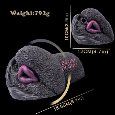 Масажер для чоловіків 2-в-1, реалістичний, з двома каналами, для соло-ігри, зразки анатомії