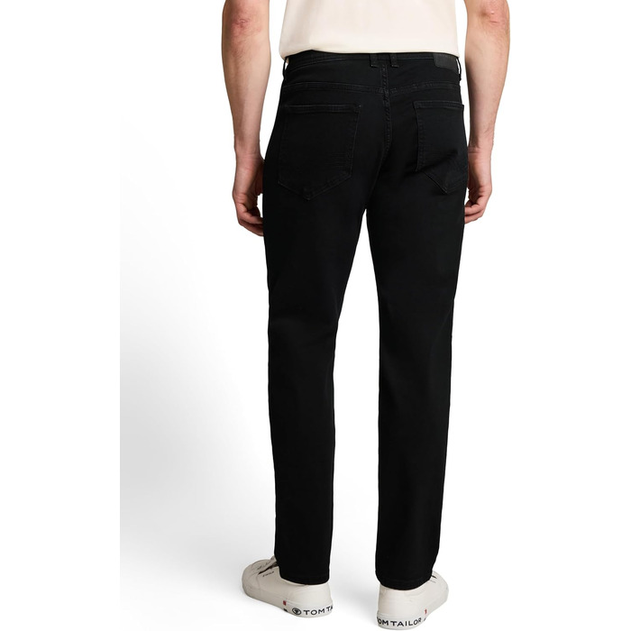 Чоловічі джинси Tom Tailor TTMARVIN Straight з ефектом Stretch, чорні (32W / 32L)