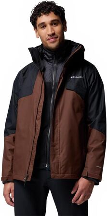Чоловіча зимова куртка Columbia Bugaboo Fleece Interchange 3-в-1, колір Ancient Fossil, розмір L
