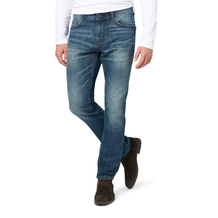 Чоловічі джинси Tom Tailor Josh Regular Slim зі стрейчем, Mid Stone Wash Denim, 34W/36L