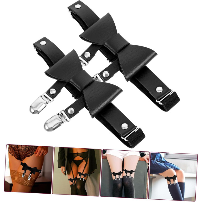 Жіночі наголовники DEARMAMY на ногу (5 шт.) - чорний