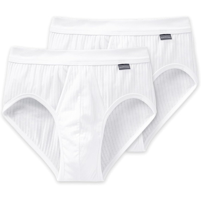 Сліпи для чоловіків Schiesser 2 шт. Sportslip з вирізом - Authentic M білий