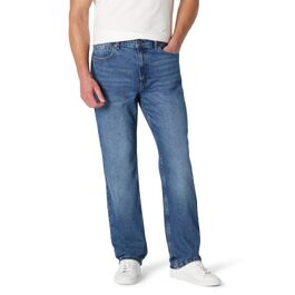 Чоловічі джинси Amazon Essentials Relaxed Fit, класичний середній синій колір, низька розтяжність, 36W / 32L