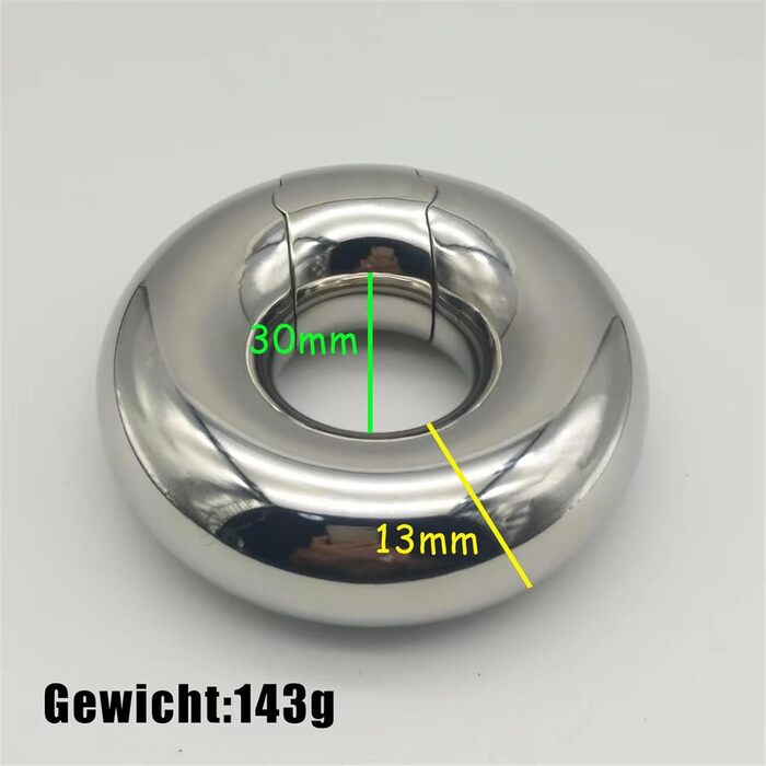 Металевий кільце для яєчок (Hodenring) з регульованим розміром, для чоловіків, CBT Ballstretcher, з нержавіючої сталі, збільшення об'єму, 13/30/143g