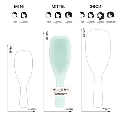Щітка для волосся Tangle Teezer Ultimate Detangler для фарбованого, тонкого та рідкого волосся, синя