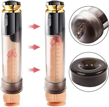 Електричний мастурбатор Zyledw з функцією витягування та вібрації для чоловіків