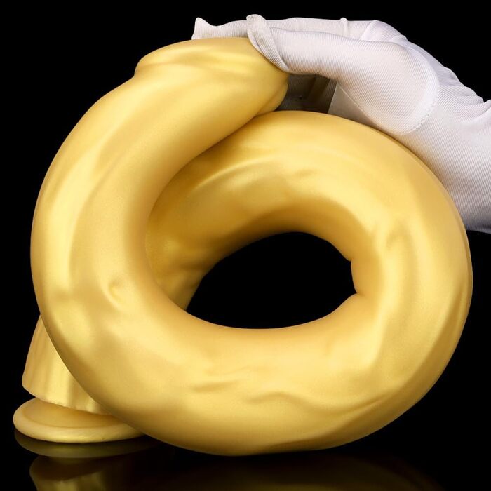 Анальний дildo з силікону 'Realistischer Lange Riesen' для масажу простати та стимуляції G-точки. Підходить для чоловіків та жінок.