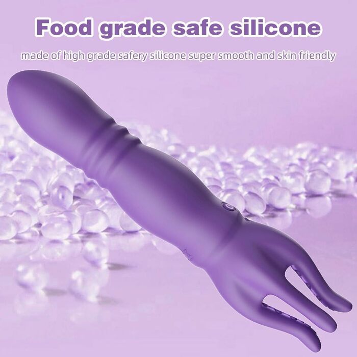 Вібраційний анальний дildo 2-в-1 з 9 режимів вібрації та стимулятором для чоловічих та жіночих статевих органів