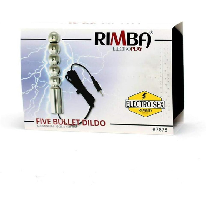 Дильдо з металу срібного кольору, 1 шт. - Erotic Fashion RA7877