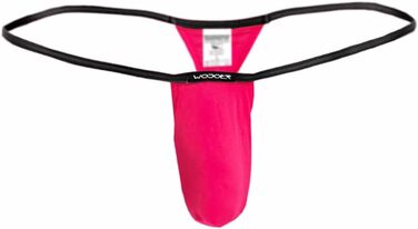 WOJOER Шорти-сліпи з смугою, плавки для пляжу, еластичні танга, підтягуючі, дизайнерський клубний одяг, виготовлено в Німеччині (L, Neoncoral)