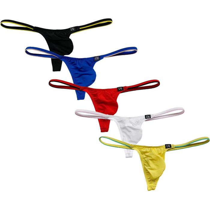 Чоловічий купальник Faringoto: низька талія, танга, G-String, 5 шт. (L 0116)