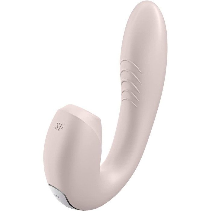 Satisfyer Sunray Connect App Rabbit - вібратор для жінок з підключенням по Bluetooth | Кліторальний та G-точковий масаж | Водостійкий (IPX7) | Бездротовий | З високоякісного силікону | Рожевий колір