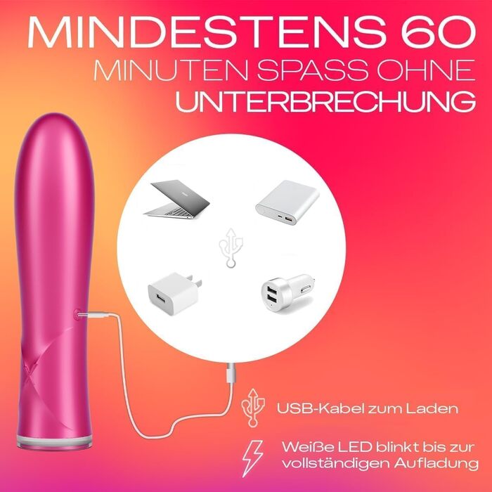 Вібратор Durex Tease & Vibe 2-в-1 з тезером - секс-іграшка для жінок, чоловіків та пар, 7 режимів вібрації, USB-зарядка, водонепроникний