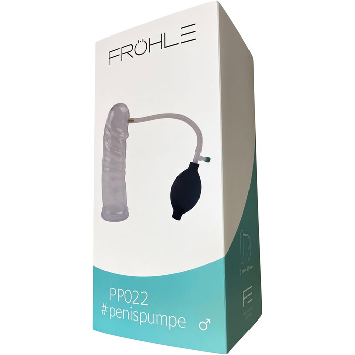 Анатомічна вакуумна помпа для чоловіків FRÖHLE PP022 XXL - 1 шт.