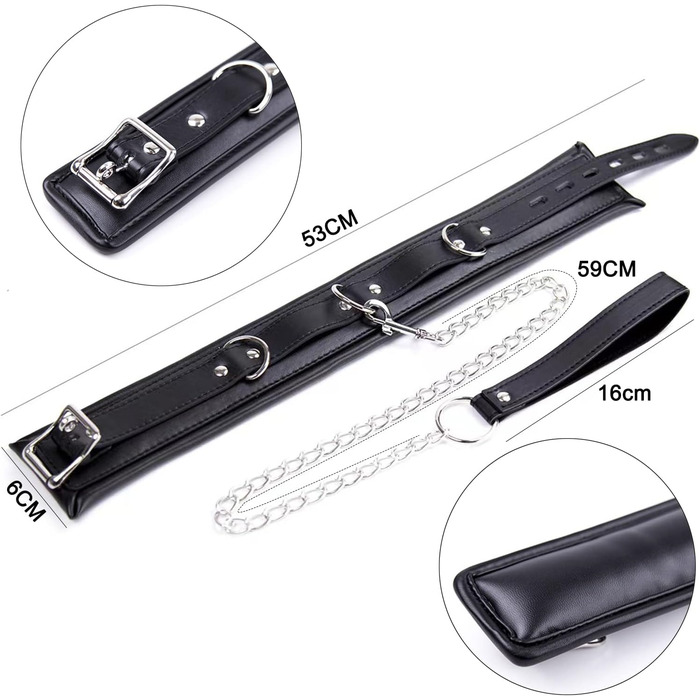 Чокер з шкіри для дорослих: сексуальний аксесуар для пар, фетиш-аксесуар