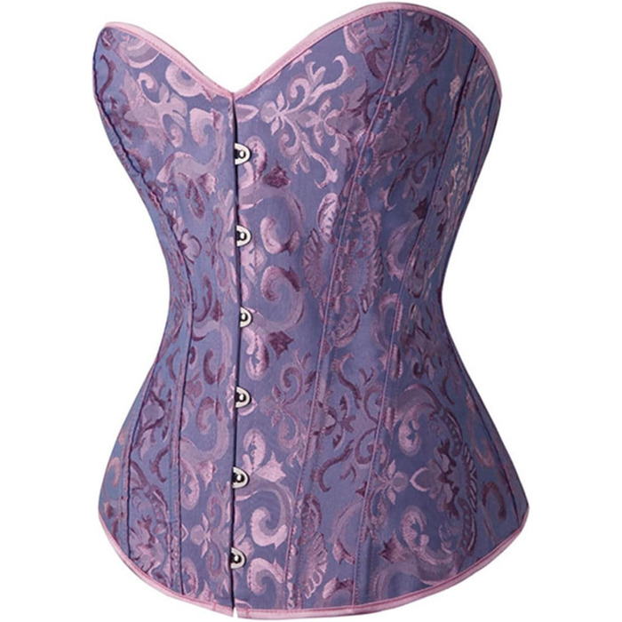 Корсаж CSKJ для жінок: корсет, топ, готика, вінтаж, принцеса, повний бюст, зручний, корсетна білизна, корсет, костюм вампіра, стимпанк, піратський костюм, весільна білизна, карнавал, свято. Колір: білий (доступні також синій)