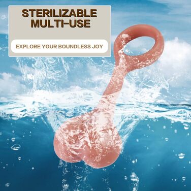 Вібруючий кільце для статевого члена з вібруючими яєчками для чоловіків, кільце для статевого члена з вібрацією для затримки та стимуляції, кільце для статевого члена для пар, екстремальна іграшка для сексу з силікону