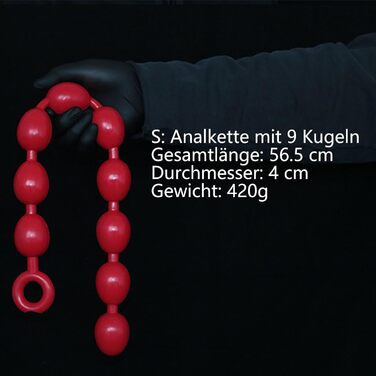 Анальні кульки силіконові LZMYZ, 6 розмірів, для сексуальної стимуляції, анальний дildo з кульками, іграшки для дорослих (XL, 4см)