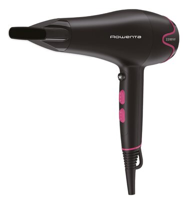 Фен для волосся Rowenta x Karl Lagerfeld CV184L Express Style: компактний, потужний, складаний, чорний