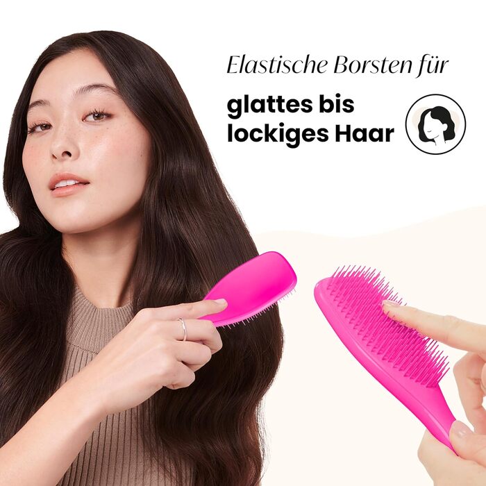 Щітка для волосся Tangle Teezer The Ultimate Styler для об'єму та блиску, ідеальна для нарощування, перук та екстензій, рожева
