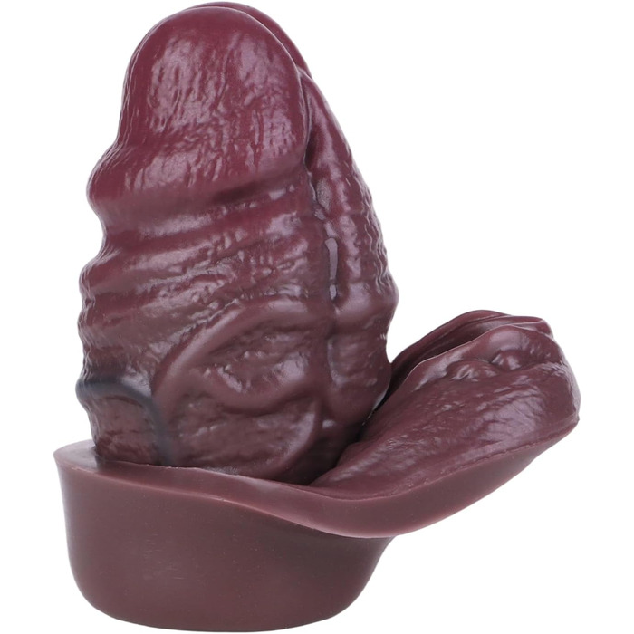 Каферей: Реалістична погуберна для чоловіків з кільцем, для збільшення та подовження пеніса, з рідкого силікону