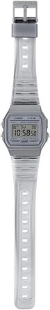 Цифровий унісекс годинник Casio Collection у сірому кольорі