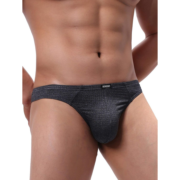 Сексуальна чоловіча танга iKingsky (4 шт. в упаковці) - еластичний матеріал, XL