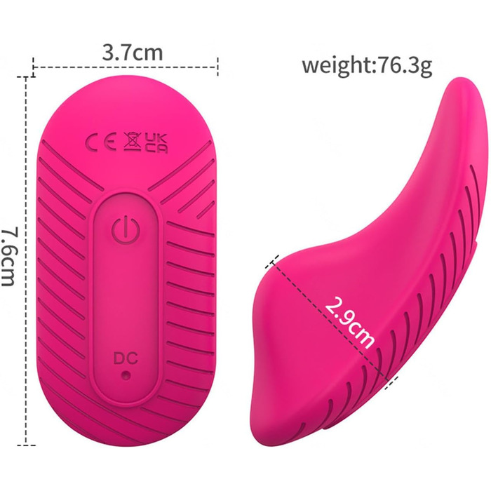 Вібратор з дистанційним керуванням та керуванням через додаток, 9 режимів вібрації, інтимні іграшки для пар, вібратор для жінок, тихий, потужний, стимулятор клітора, фіолетовий